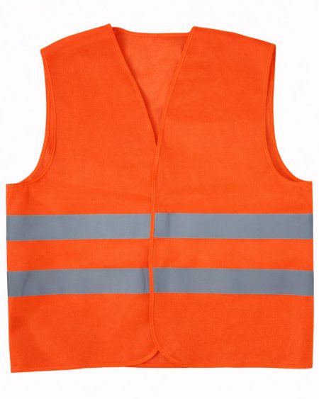 Çift Şeritli İkaz Yeleği Turuncu