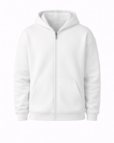 Kapüşonlu Fermuarlı Sweatshirt